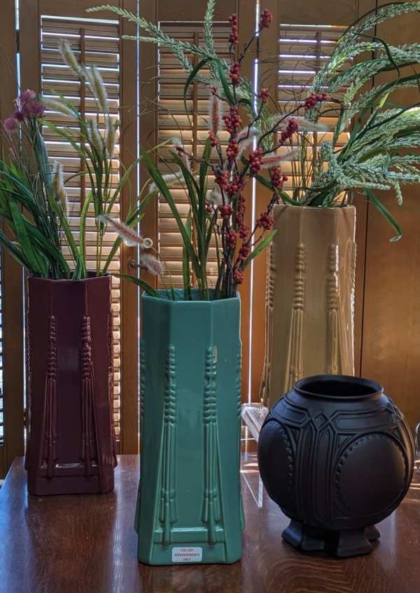 Vase - Dana House Sumac Vase in Burgandy