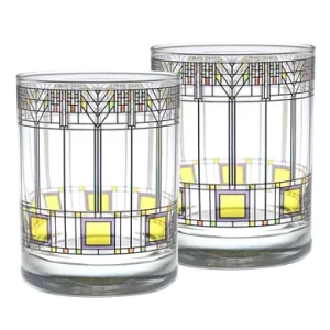 Glassware - Set of 2 Tree of Life Tumblers